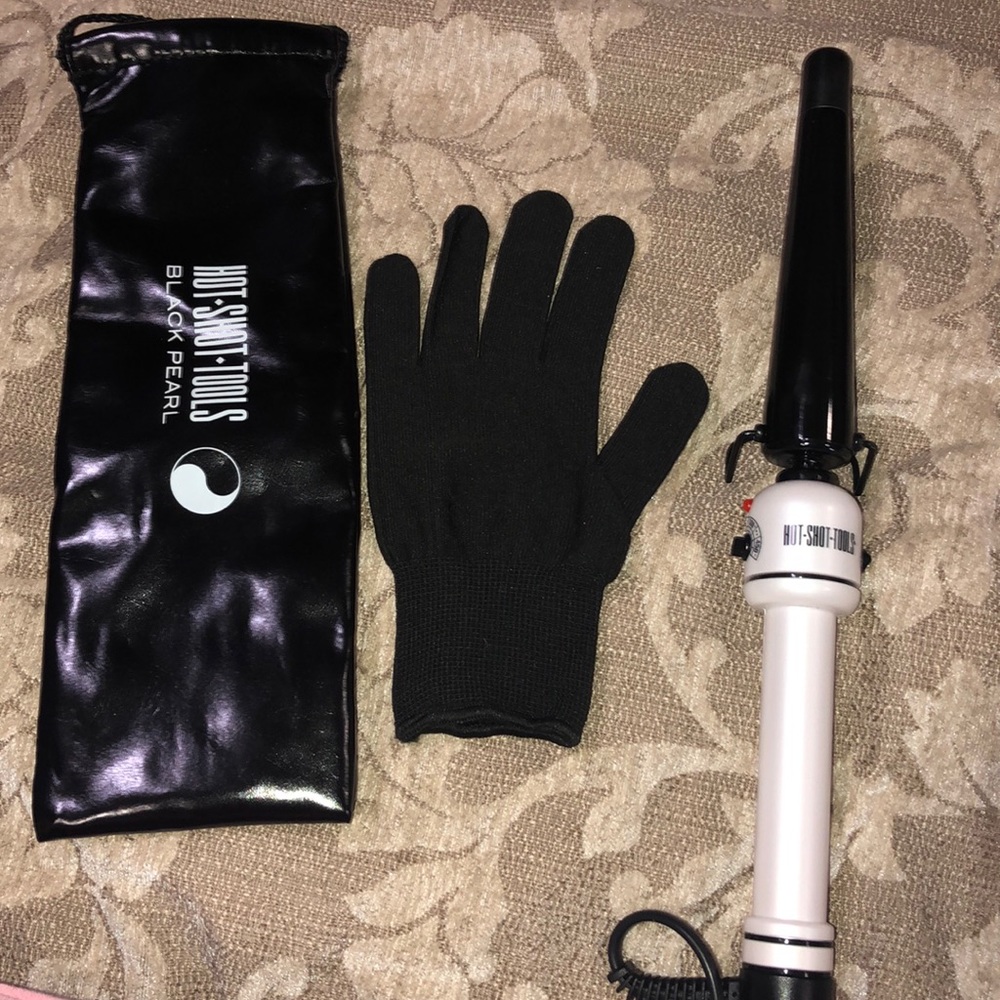 Hot Shot Tools Black Pearl Ceramic Taper Wand